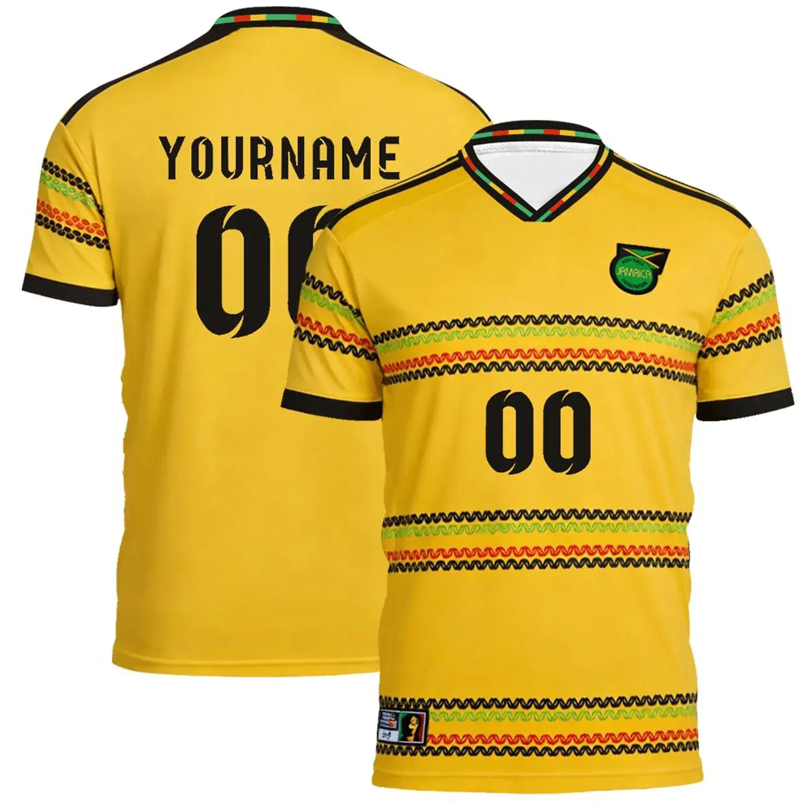 Personalized Jamaica Soccer Jersey | Football Fan Shirt | Custom Name Number