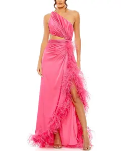 Mac Duggal One Shoulder Key Hole Detail Dress