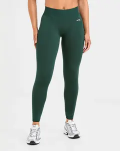 (With Logo) A.Y.B.L Adapt Seamless Leggings True Mid-Rise V-Back Waistband Engineered Scrunch Knit Enhanced Glute Contouring Comfortable Fit