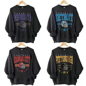 90s All Team Football Sweatshirt, Vintage 1960 Football Sweatshirt, Cowboy Sweatshirt, Cowboy Football Game Day Shirt, Team Unisex Shirt Gift Football Fan sport graphic - Menswear