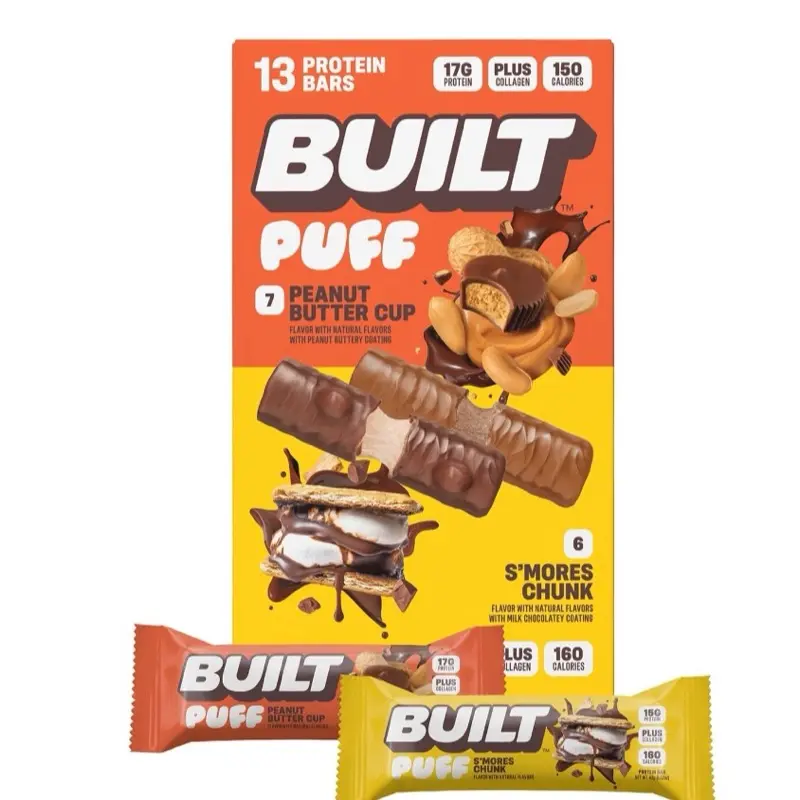 Built Puff Bar Peanut Butter Cup & S’more’s 13 Bar Variety Pack Built Puff Bar Peanut Butter Cup & S’more’s 13 Bar Variety Pack