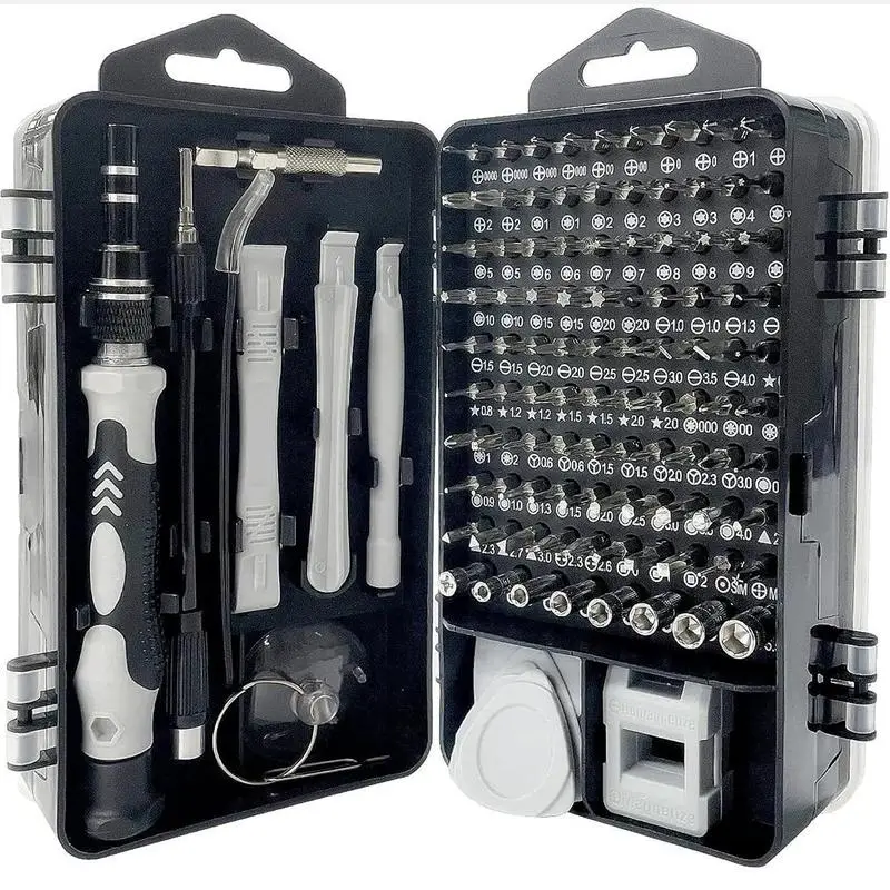 115pcs Precision Screwdriver Kit, Precision Computer, Smart Phone, Watch Repairing Removal Hand Tool Kit, 115 in 1 Hand Removal Tool Screwdriver Bits