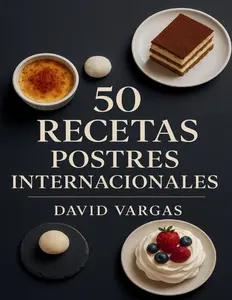 50 Recetas de Postres Internacionales: Descubre sabores únicos, dulces irresistibles y preparaciones que sorprenden en cada página (Spanish Edition)