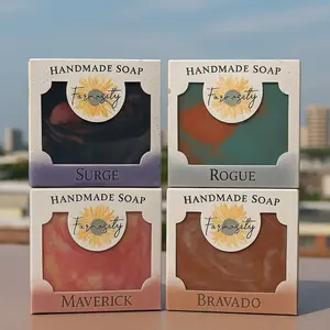 Masculine Handmade Bar Soap Bundle