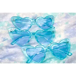 Baby Blue Heart Sunglasses