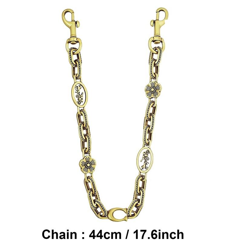 Chain Charm for Handbag, Purse Wallet &Pants Chain Jean Chains, Vintage Bag Strap Chains Extender, Classic Chain