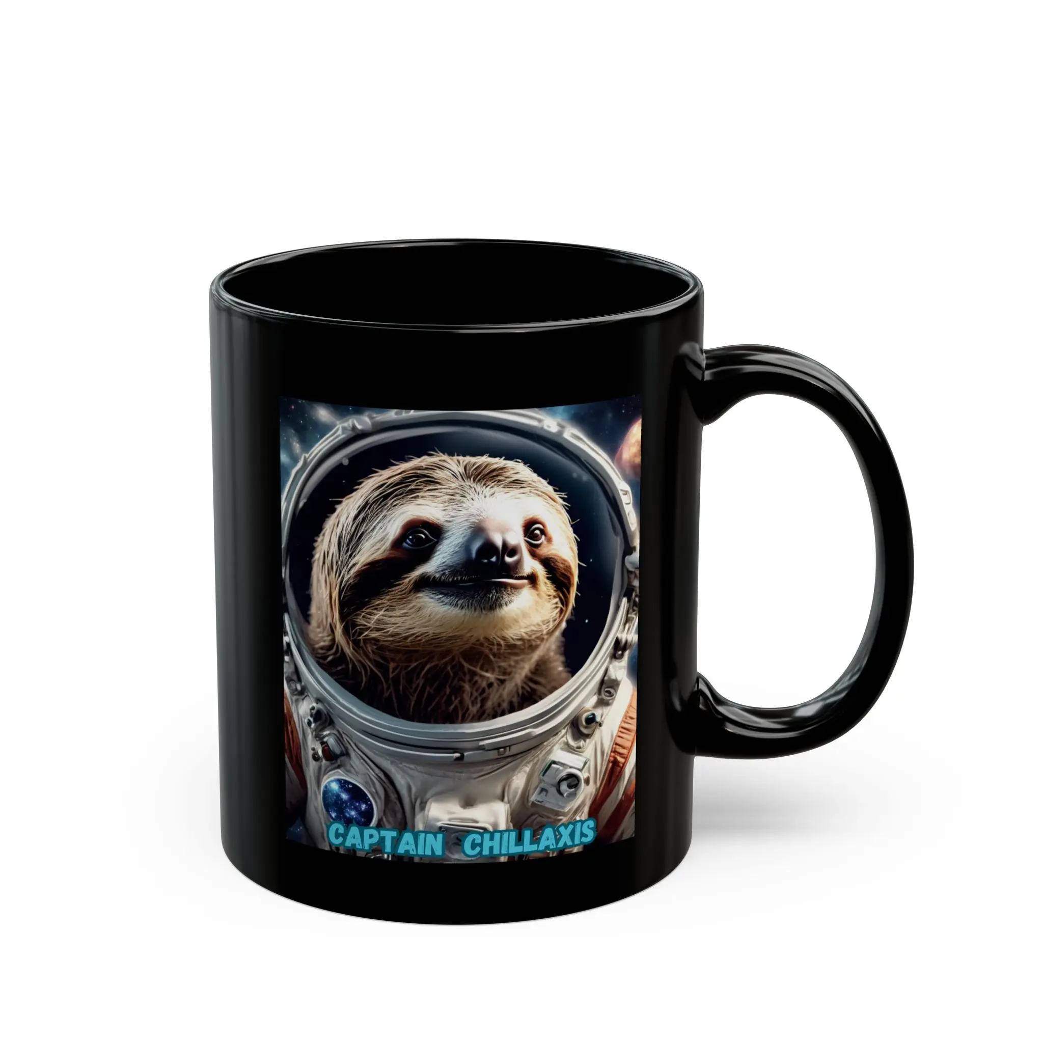 Astronaut Sloth Coffee Mug - Captain Chillaxis, Cute Mug Gift, Space Lover's Coffee Cup, Unique Ceramic Mug, Funny Sloth Cup