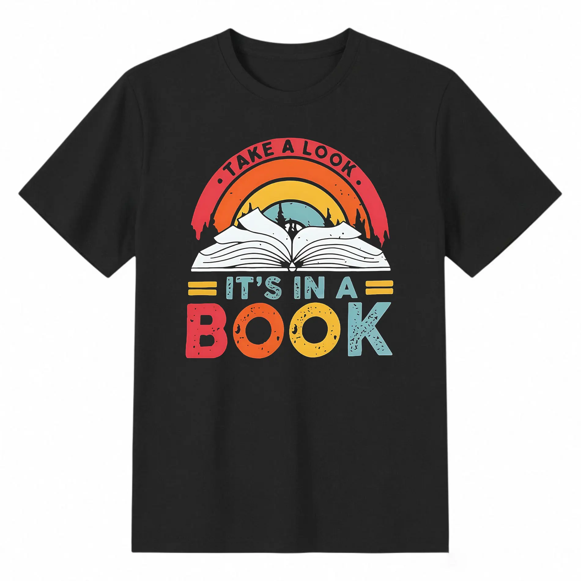 Take A Look It's In Book T Shirt Bookish Merch Reading Literature Lover Librarian