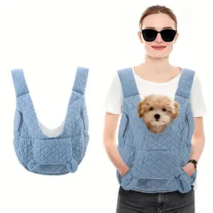 Portable Pet Backpack, Comfortable Breathable Fabric, Outdoor Travel Cat/dog Backpack, Suitable for Small/medium Cats/dogs, Embossed Design