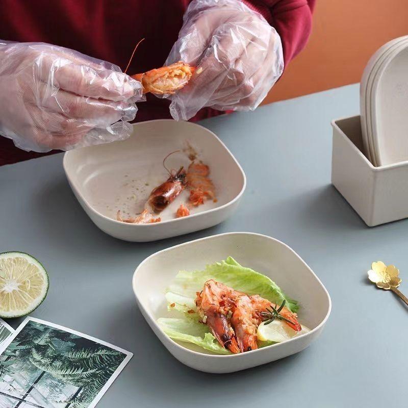 Thickened Heavy-Duty Plastic Bone Plate with Base - Non- Suitable for Dining Table,, Parties, Picnics | Bone-Shaped Plate for, Desserts, Snacks | Household Bone Plate for Bone-Shaped Base