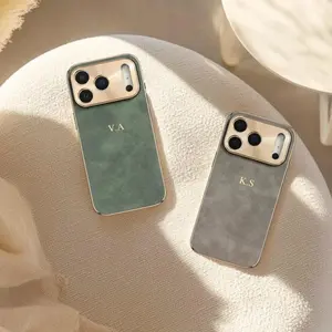 Initials Leather Case for iPhone