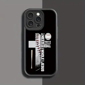 Popular And Unique Phone Case Featuring Baseball Design iPhone cases Case Compatible with For iPhone 17 Pro Max 16 16e 15 14 Plus 13 12 Mini 11 Air X XS Pattern TPU Lens Protection Durable Soft Cover Gift 2D printing