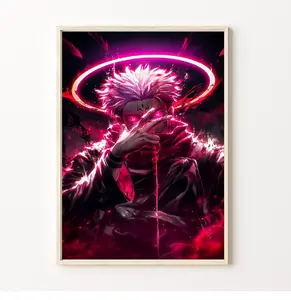 Jujutsu Kaisen Anime Poster - Sukuna Blood Halo Home Decor