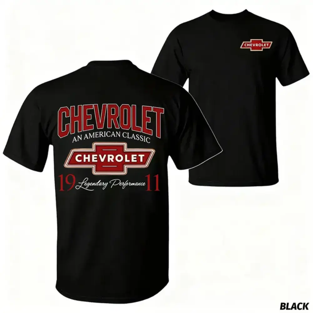 Chevrolet T-Shirt, An American Classic, Legendary Performance Graphic, RoadKing Apparel for Car Enthusiasts & Chevrolet Fans