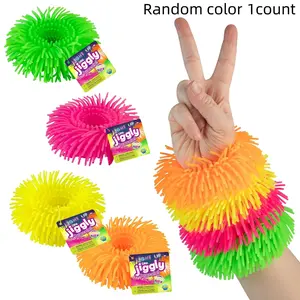 Soft Plush Sensory Stretch Toy Bracelet, Stress Relief Fidget Hand Ring for Kids & Adults, Perfect Gift Idea, Soft & Huggable Design