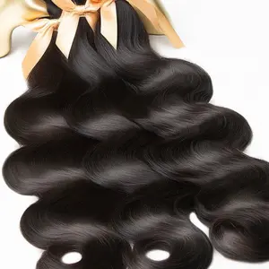 mlip Raw Bundles Human Hair Body Wave, No Tangle Shedding, Keep Texture Silky Soft After Multiple Washes, 15A Raw Indian Hair Bundles 16 18 20 Inches, Triple Lifespan 3X