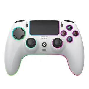 Professional Wireless Gamepad, Compatible with PC/mobile/gaming Console, 7-Color RGB Backlight, Dual Vibration, Burst Fire, Macro Programming
