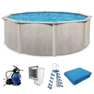 Aquarian Phoenix 15ft x 52in Above Ground Swimming Pool Kit & Pump & Ladder Kit