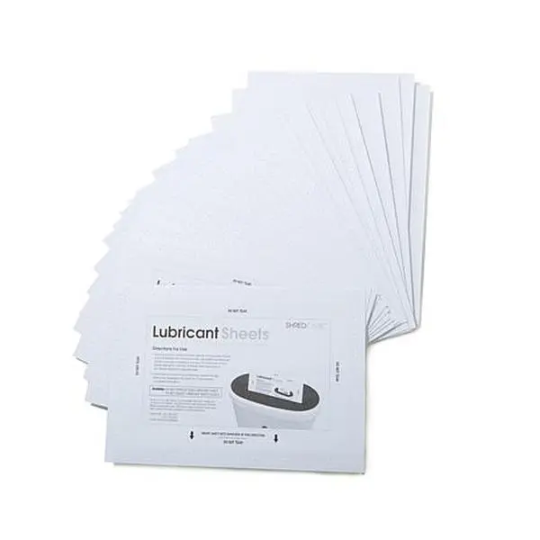 Shredcare� ShredCare Lubricant Sheets 24-pack