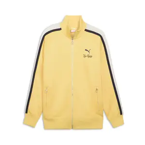 PUMA Mens T7 Bright Lights Las Vegas  Athletic Outerwear Casual - Yellow