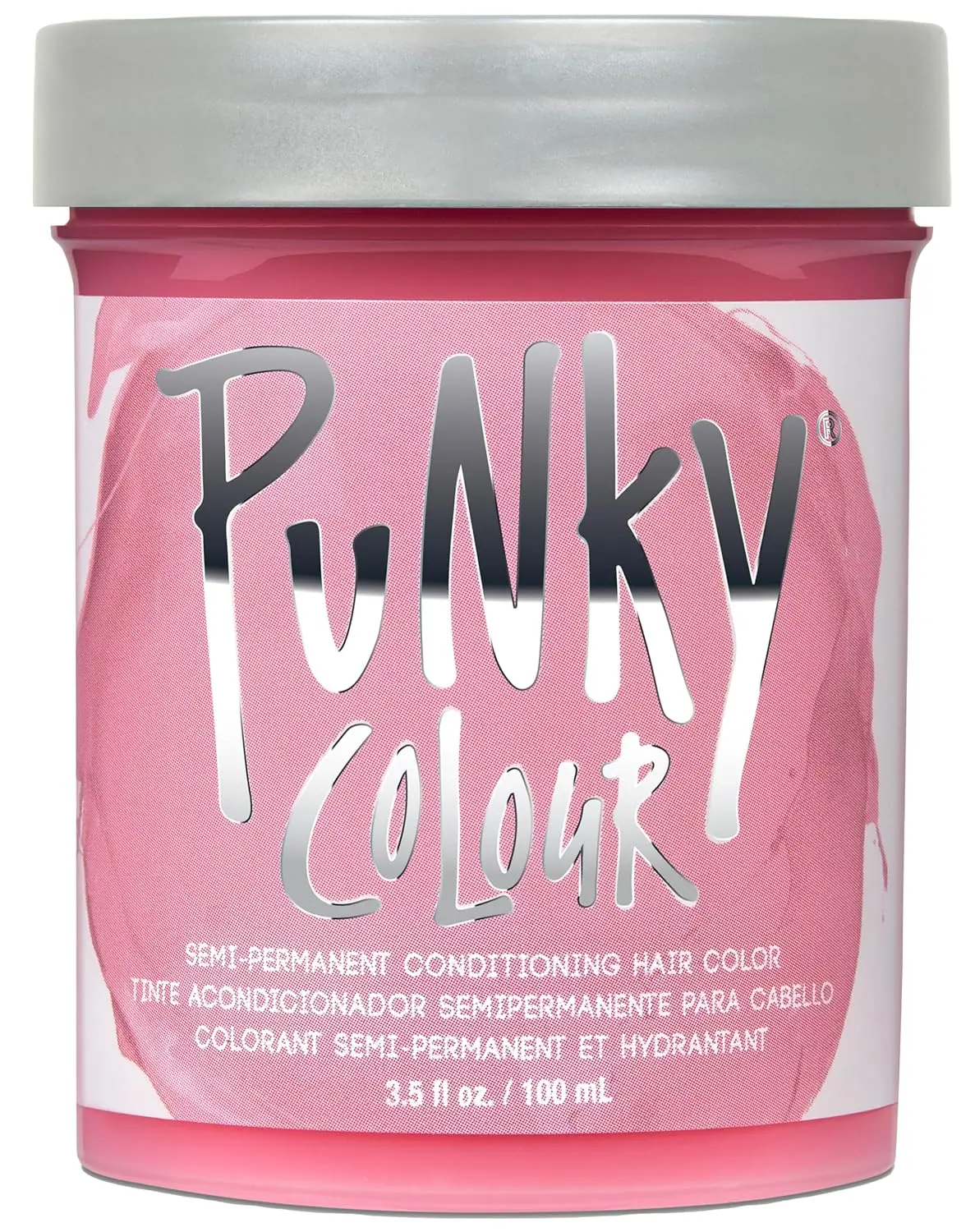 Punky Colour Cotton Candy Semi-Permanent Hair Dye, Keratin-Infused Haircare for Silky, Vibrant Pink & Ombre Hair, Peroxide-Free, Lasts up to 35 Washes, Vegan, Dyeing Hair