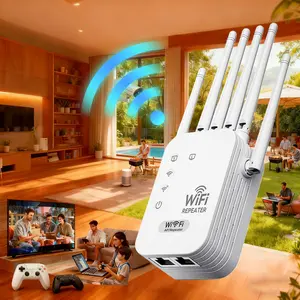 2026 New WiFi Extender Signal Booster, Equipped with 300Mbps Ethernet, High Speed WiFi, It Covers An Area of Up To 1000 Square Feet,WiFi Extenders Signal Booster for Home，Bedrooms and Offices，WiFi Repeater，Christmas Gift
