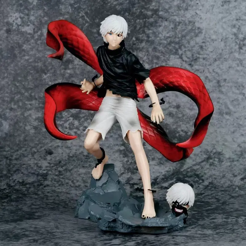 Kaneki Ken Half-Kakuja Black Form Mask Anime Figure - Tokyo Ghoul Collectible Home Decor Statue Gift, Anime Figures