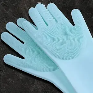 2-Pack Pet Dog Bath Gloves, Silicone Brush Massager, Dual-Function Grooming Tool for Dogs, Essential Pet Care Accessories