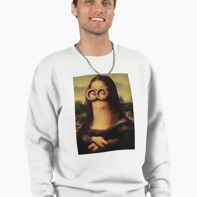 Minion Lisa Pullover Sweatshirt Trendy Winter Hoodie - Soft Cute Sweater - Cozy Aesthetic Pullover Top