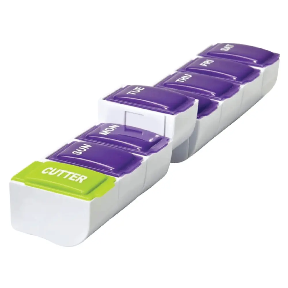Apex 7-Day Plus Cutter Detach N' Go&trade; Pill Organizer