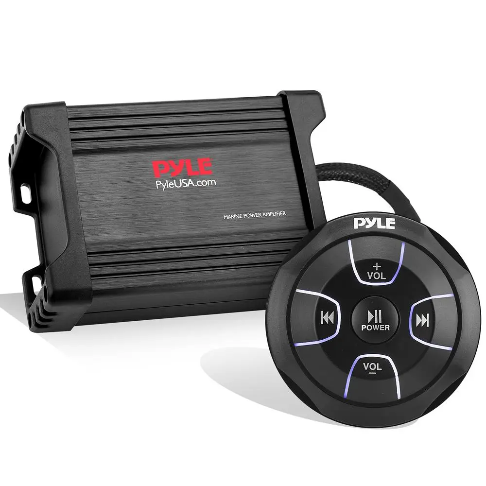 Waterproof Bluetooth Marine 2-Channel 600W Weatherproof Car Amplifier, Car Stereo Component for Vehicle Audio System Setup, Car Amplifiers