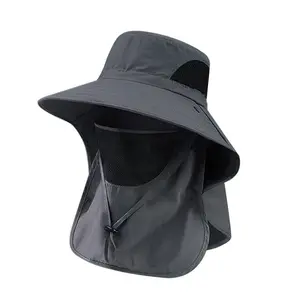 Unisex Breathable Packable Wide Brim Bucket Hat - UV Protection Sun Hat for Outdoor Fishing, Hiking, Men & Women,summervibes
