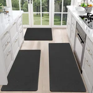 Anti  Kitchen Mats for Floor Set of 3 Cushioned Kitchen Rug Sets 3 count Non Slip Kitchen Rugs and Mats  Comfort Standing Mat Runner for  Office,Sink,Laundry
