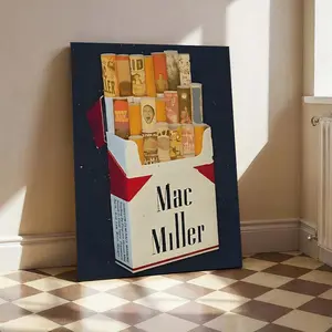 Cigarette posters, cigarette packaging, record catalogs, retro posters