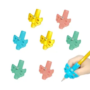 Channie's 8 Pack Pencil Grips for Kids, Colorful Butterfly-Shaped Pencil Holder for Kids