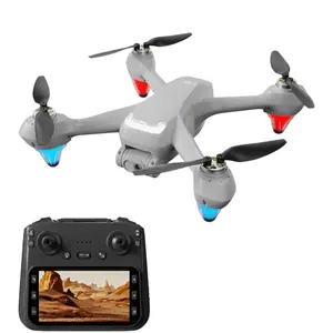 AE GPS Drone with 4K Camera 50X Zoom Dual Camera System 25 Min Flight Time 4.5-Inch Remote Screen 8GB Memory Card Follow Me Mode
