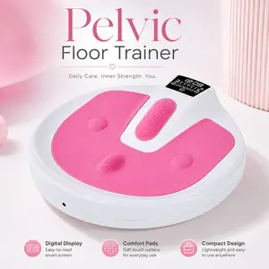 Smart digital pelvic floor repair instrument, daily Kegel training machine for postpartum recovery and intimate tightening, compact sitting pelvic device