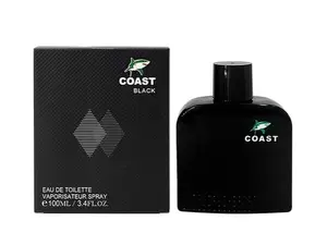 Coast Black Spray Cologne For Men 100ml/3.4fl.Oz. - Fragrance For Men