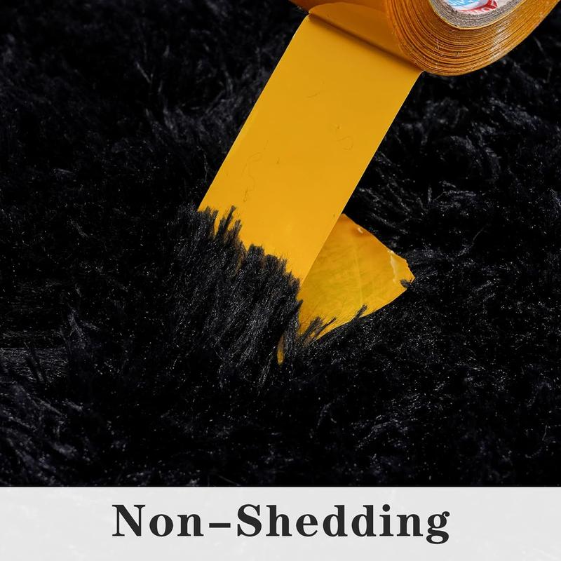 Super Soft 8x10 Feet Thickened Fluffy Area Rug for Living Room Plush Shaggy Mat for Bedroom Faux Fur Home Decor Mat