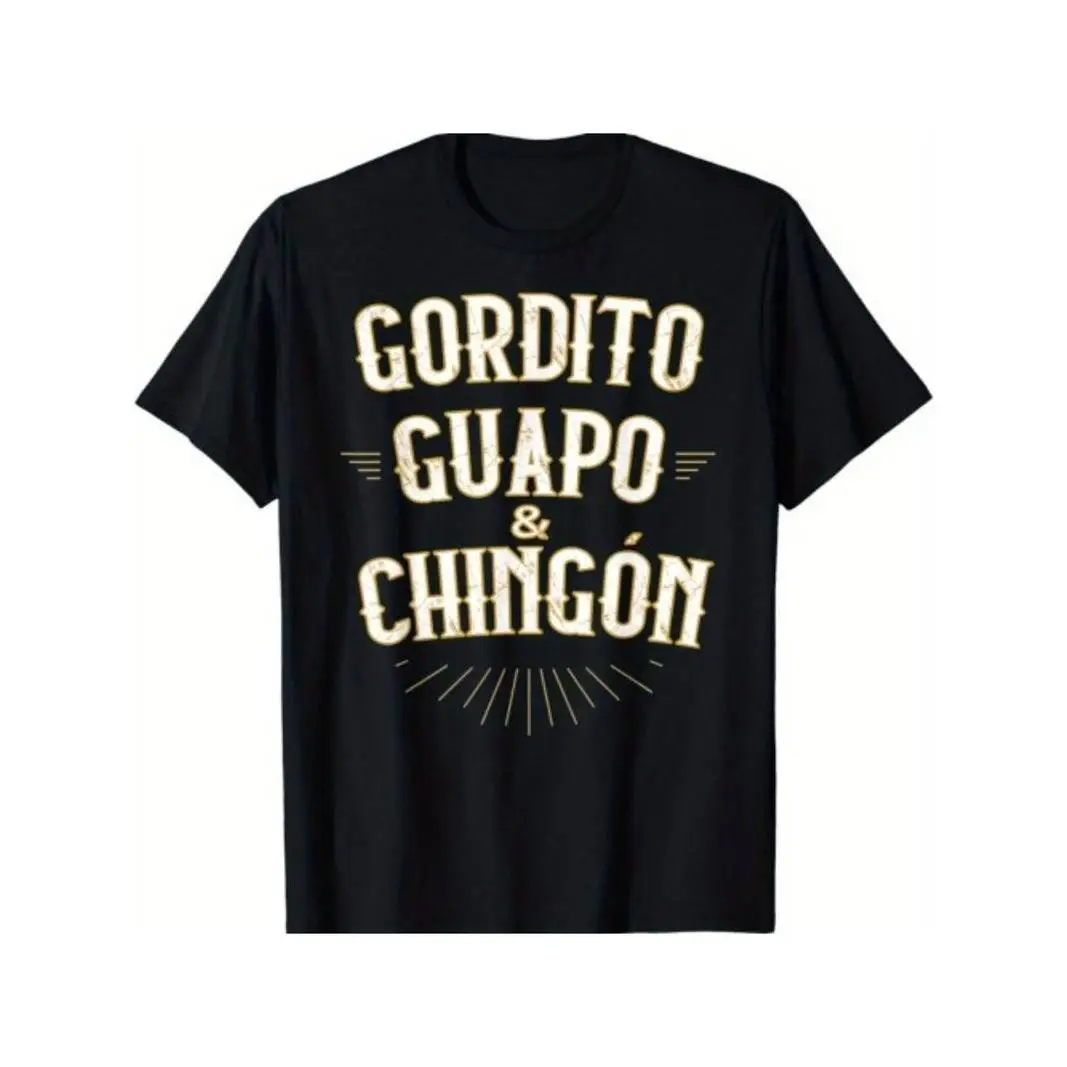 Summer t Shirts Chubby, Handsome and Awesome - Funny Mexican T-Shirt