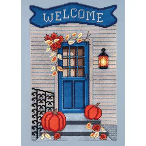 The Blue Door Plastic Canvas Wall Hanging Kit