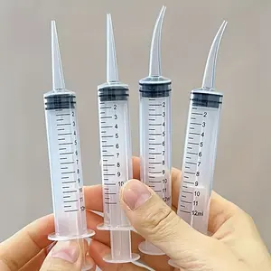 0.41oz Transparent Plastic Transfer Syringe with Measurement Markings, Suitable for Skincare Products, Lotions, and Creams—ideal for Easy Dispensing of DIY Cosmetics and Samples