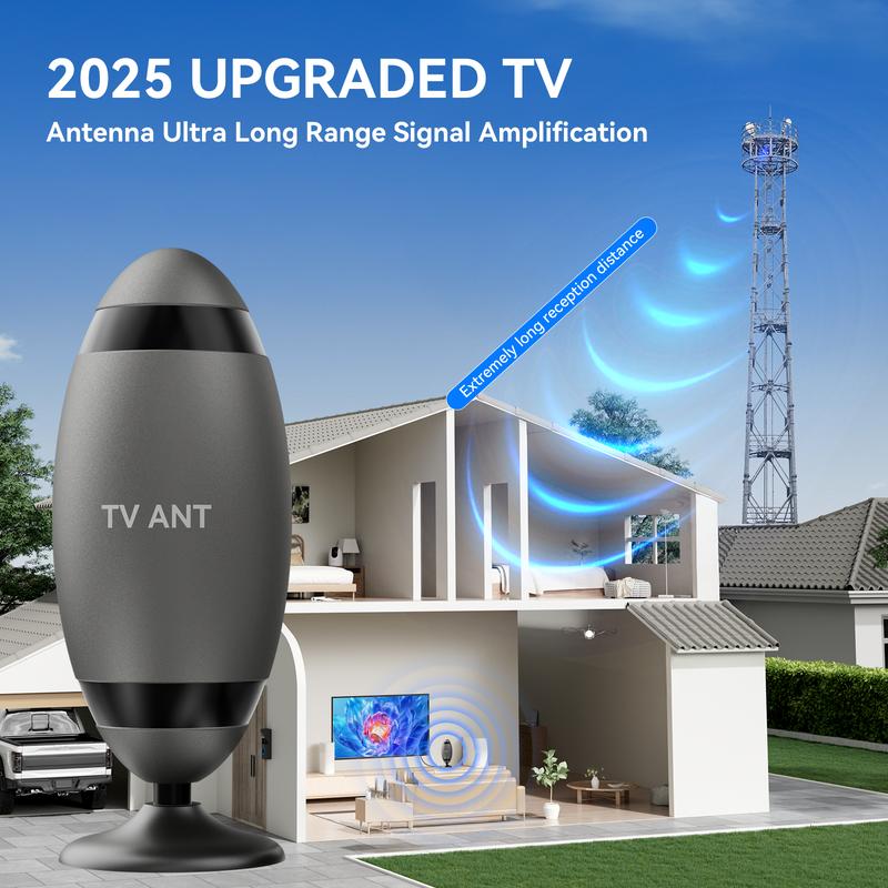 2025 New Antenna for Smart TV - Ultra - Strong Signal Reception, with HDMI Port for Hassle - free Connection, Enjoy Local Channels in Full HD, TikTokShopBlackFriday