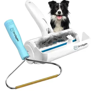 Dr. Wiggles Pet Hair Remover Lint Roller and Rake Bundle: Pet Hair Removal Lint Roller and Handheld Pet Hair Removal Rake