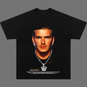 Big Head David Beckham T-Shirt, David Beckham Vintage Tee, Unisex Soccer Shirt, Sweatshirt, Graphic Tees, Menswear Womenswear Streetwear