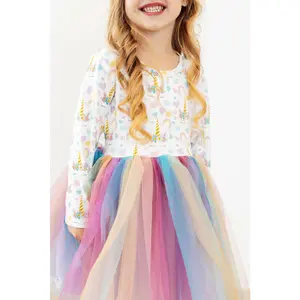 At the End of the Rainbow L/S Tutu Dress