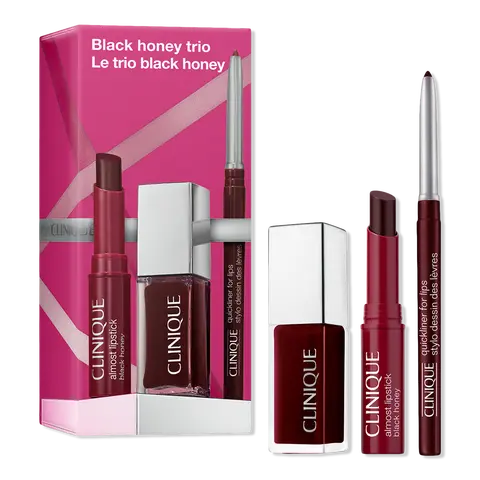 Clinique 3 Piece Black Honey Lip & Cheek Makeup Gift Set ($55 Value!)