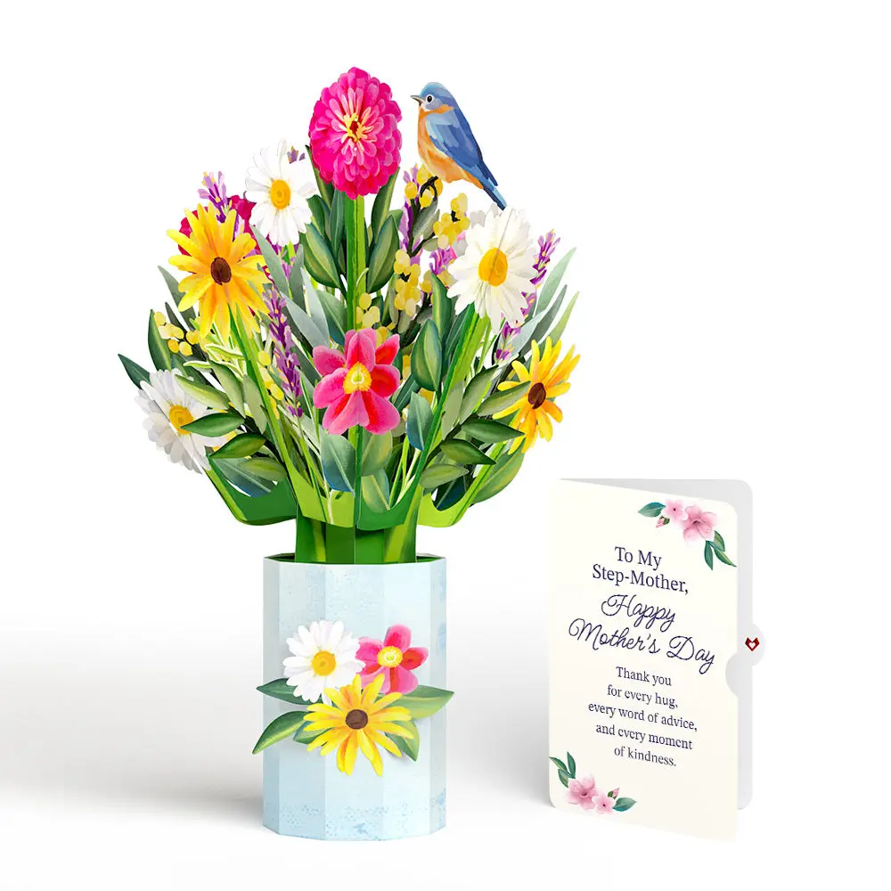 Black-Eyed Susan Mother's Day Bouquet and Sentiment Set for Step-Mother