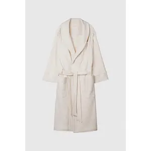 Brushed Organic Cotton Terry Robe | Lounge Robe