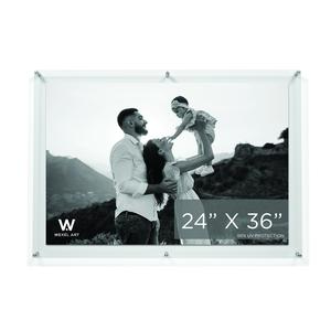24x36" Modern UV-Grade Acrylic Floating Wall Frame
